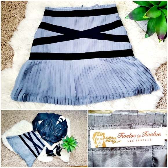 BOGO❤️Anthro Twelve by Twelve Los Angeles Skirt S - Picture 5 of 7